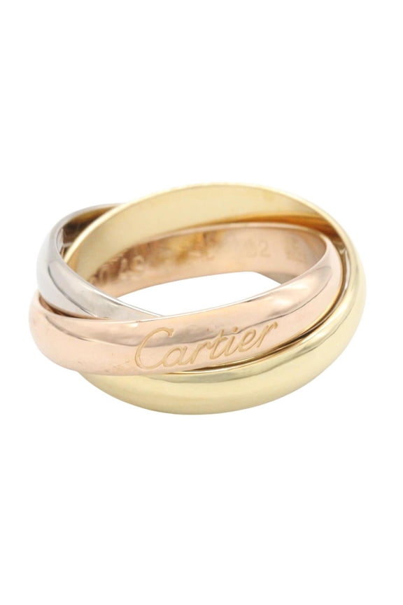Pre-Owned Cartier Trinity Ring Classic - Jewelry 18K (Yellow Gold), 18KWG (White 18KPG (Pink...