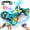 Green, variant on DEERC Gesture Sensing RC Stunt Car with Fog Mist & Music, 4WD Hand Controlled Remote Control Drift Car Toy for Kids, All Terrain Off-Road Double-Sided Driving with Lights, Birthday Gift for boy