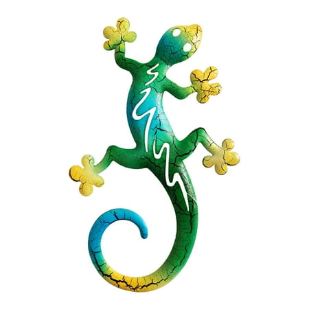 

Gecko Wall Hanging Outdoor Toys Metal Gecko Statue Gecko Ornaments Outside Toys Wall Decoration Decoraciones Para De Casa Wrought Animal Garland for Fireplace Mantel Christmas Decorations for Doorway