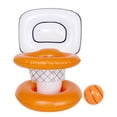 thumbnail image 2 of Basketball Toss Toy for Pool Party, Interactive Water Game for and Parents, Inflatable Floating Basketball Hoop Set, Portable Outdoor Summer Activity, 2 of 6