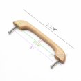 thumbnail image 2 of Tiradores de madera para cajón WEICHUAN, 10 piezas, distancia entre centros de 13 cm, 2 of 4