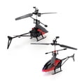 thumbnail image 4 of Avión de juguete con control remoto de 2 canales para niños, mini helicóptero inalámbrico rojo, 4 of 8