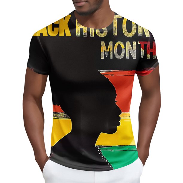 Tops para hombre, blusas y camisas de manga corta con cuello redondo para hombre Camisa de manga corta estampada para hombre Top/camisa de manga corta con cuello redondo Tops para hombre