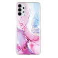 thumbnail image 3 of Allytech Compatible with Samsung Galaxy A13 4G Case, Marble Design Series Case for Women Boys Girls Soft Slim TPU Shockproof Cover for Samsung Galaxy A13 4G, Pink Blue Marble, 3 of 6