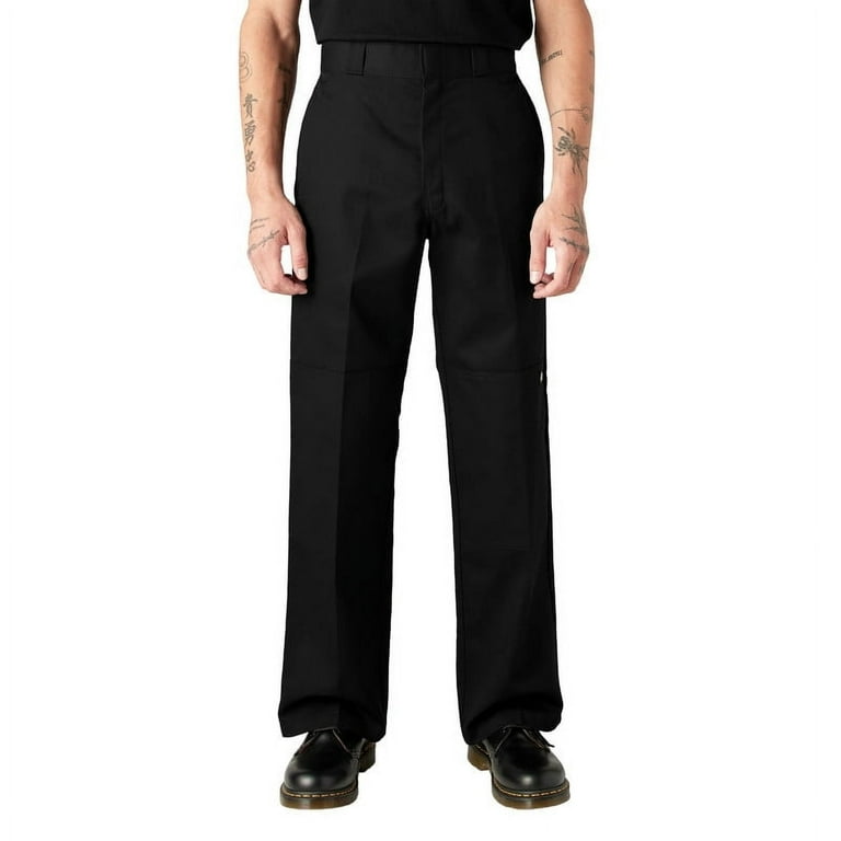Dickies 2Tuck Slacks 34x32 USA製 Dickies Twill Work Pants Loose Fit Straight Leg Double Knee