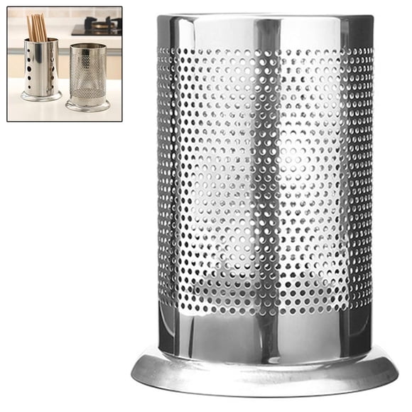 Yuarrent Utensilio de cocina de acero inoxidable a prueba de agua palillos pala soporte de almacenamiento resistente al desgaste utensilios de Cocina y Comedor Tipo 1