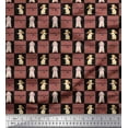 thumbnail image 1 of Soimoi Rayon Fabric Text & Bunny Animal Print Sewing Fabric Yard 56 Inch Wide, 1 of 3