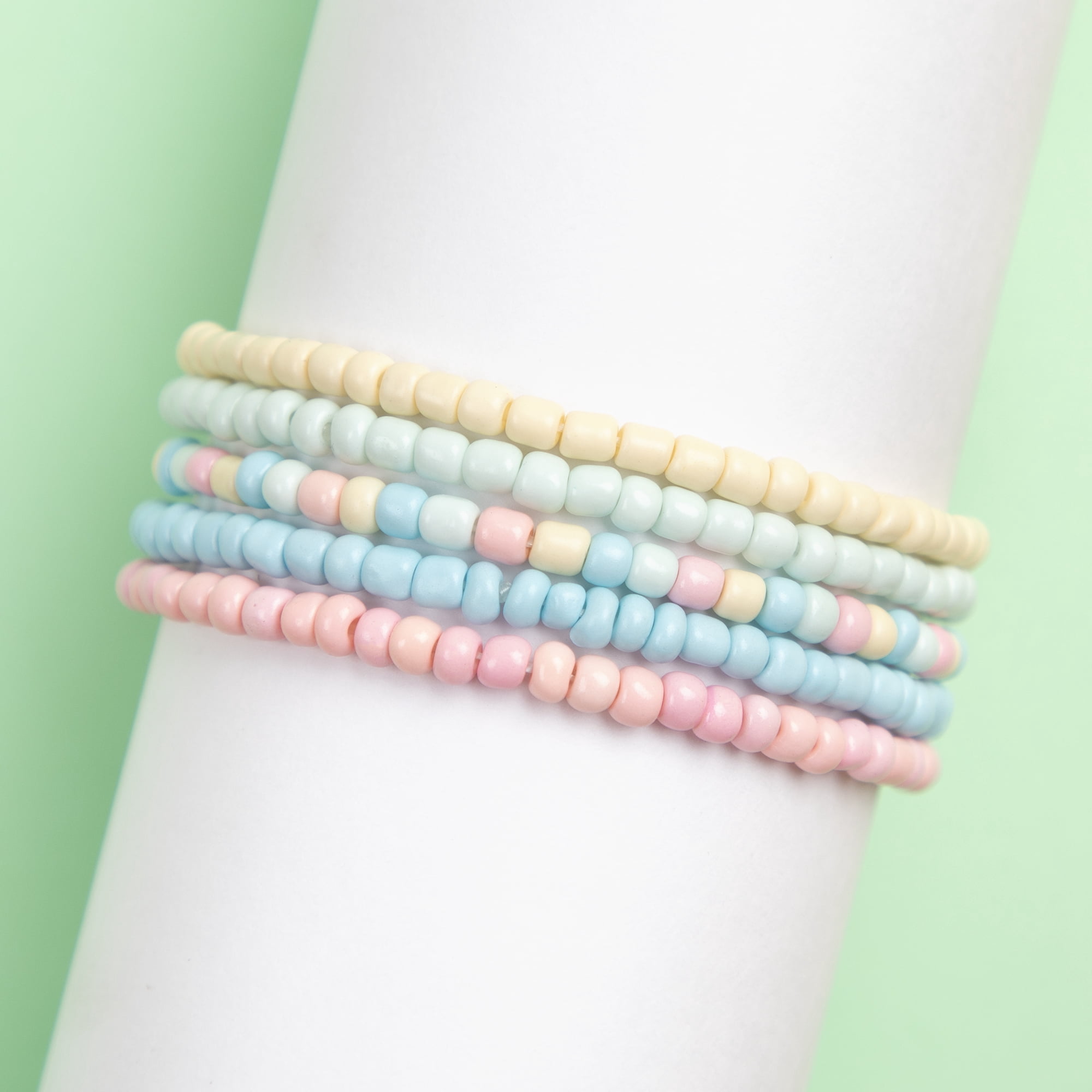 CousinDIY E-Bead Mini Pastel Pony Beads - Soft Trendy Colors