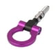 thumbnail image 1 of Gancho de remolque trasero de aluminio anodizado o de carreras de la UE con tornillo Púrpura, 1 of 9