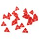 thumbnail image 1 of Dados Digitales Transparentes ANGGREK 25 Piezas Juego De Dados Triangulares Rojo, 1 of 8