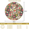 thumbnail image 3 of Pioneer Flower Floral Print Pattern Round Tablecloth 60 X 60 Inch, Wrinkle Resistant Wipeable Table Cloth for Kitchen Dining Picnic Patio Party, 3 of 6