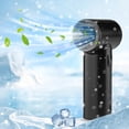 thumbnail image 5 of Fan Handheld Portable Handheld Turbo Fan Mini Handheld Fan Portable Fan for Travel Small Fan Handheld Fan Mini Handheld Turbo High Speed Small Fan USB Charged Iced Hanging Fan Portable Bladeless Fan, 5 of 5