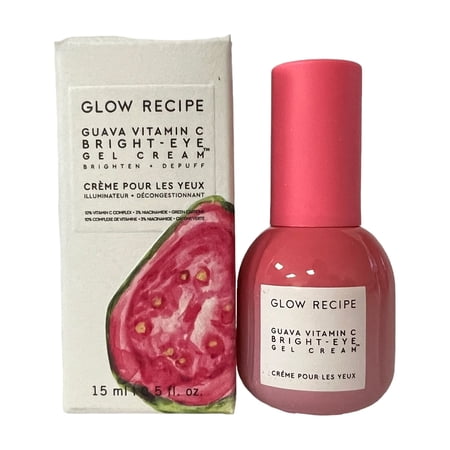 Glow Recipe Guava Vitamin C Bright Eye Gel Cream 0.5 fl oz