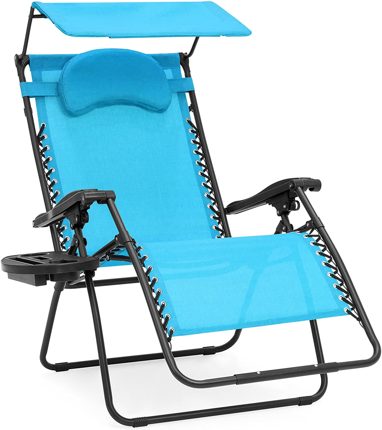 DecorX Oversized Steel Mesh Zero Gravity Reclining Lounge Patio Chair w