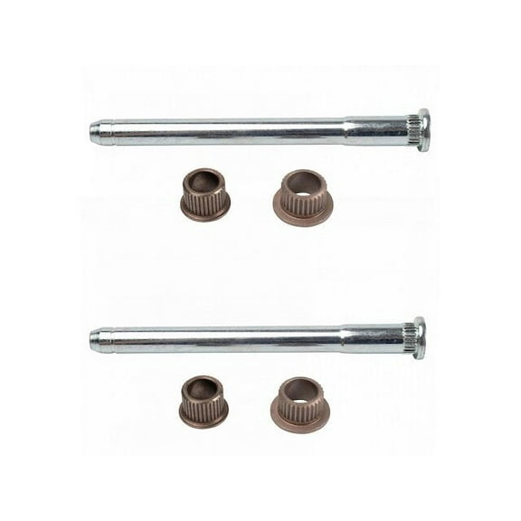 Door Hinge Pin and Bushing Kit 8 Piece Set - Compatible with 1994 - 2004 Chevy S10 1995 1996 1997 1998 1999 2000 2001 2002 2003