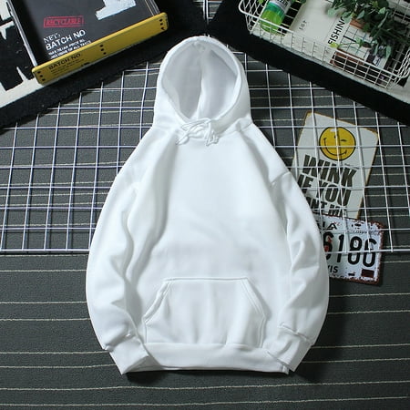 Black Long Sleeve Hoodie Sweatshirt Pullover Sweater for Men Women Funs