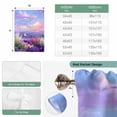 thumbnail image 6 of Purple Lavender Balloon Curtains for Windows, Bedroom Curtains 54 Inch Length, Spring Country Oil Painting Butterfly Flower Tie Up Curtains Panels Thermal Insulated Bathroom Curtains Window 42"x54", 6 of 8