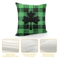 thumbnail image 4 of Nawypu  St Patricks Day Pillow Covers Gnomes Green Clovers Pillowcases Cushion Case Bed Throw Pillows Throw Pillow Pillow Covers for Couch Sofa Bedroom Car Living Room, 4 of 5