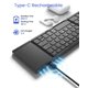 thumbnail image 5 of Teclado Artciety plegable Bluetooth con panel táctil negro, 5 of 9