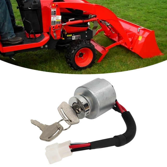 Interruptor de llave de encendido aleación de aluminio profesional resistente a impactos Interruptor de encendido preciso 66101 55200 para cortacésped G1800S ANGGREK Otros