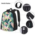 thumbnail image 3 of Easygdp Flamingo Mochila para Niños y Niñas con Set de Caja de Almuerzo y Estuche para Lápices 3 en 1, Mochila Escolar Estampada para Adolescentes, 3 of 7