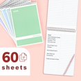 thumbnail image 3 of Steno Pads SUNEE, paquete de 12 unidades, 6 x 9 cm, Gregg Rule, 60 hojas, 3 of 7