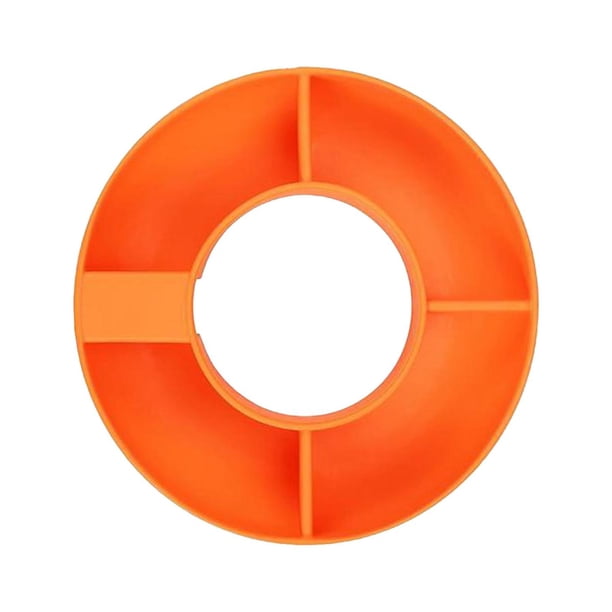 Contenedor de refrigerios Soledad Anillos de silicona para taza Naranja