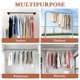 thumbnail image 2 of FESTFENDS 2Ud Barra Retráctil Para Ropa De Aleación De Aluminio Ajustable Color Dorado, 2 of 7