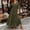 *Army Green, variant on ClodeEU Women's V Neck 3/4 Sleeve Tiered Maxi Dress, Bohemian Casual Summer Dress Beige,Women's Plus XXL