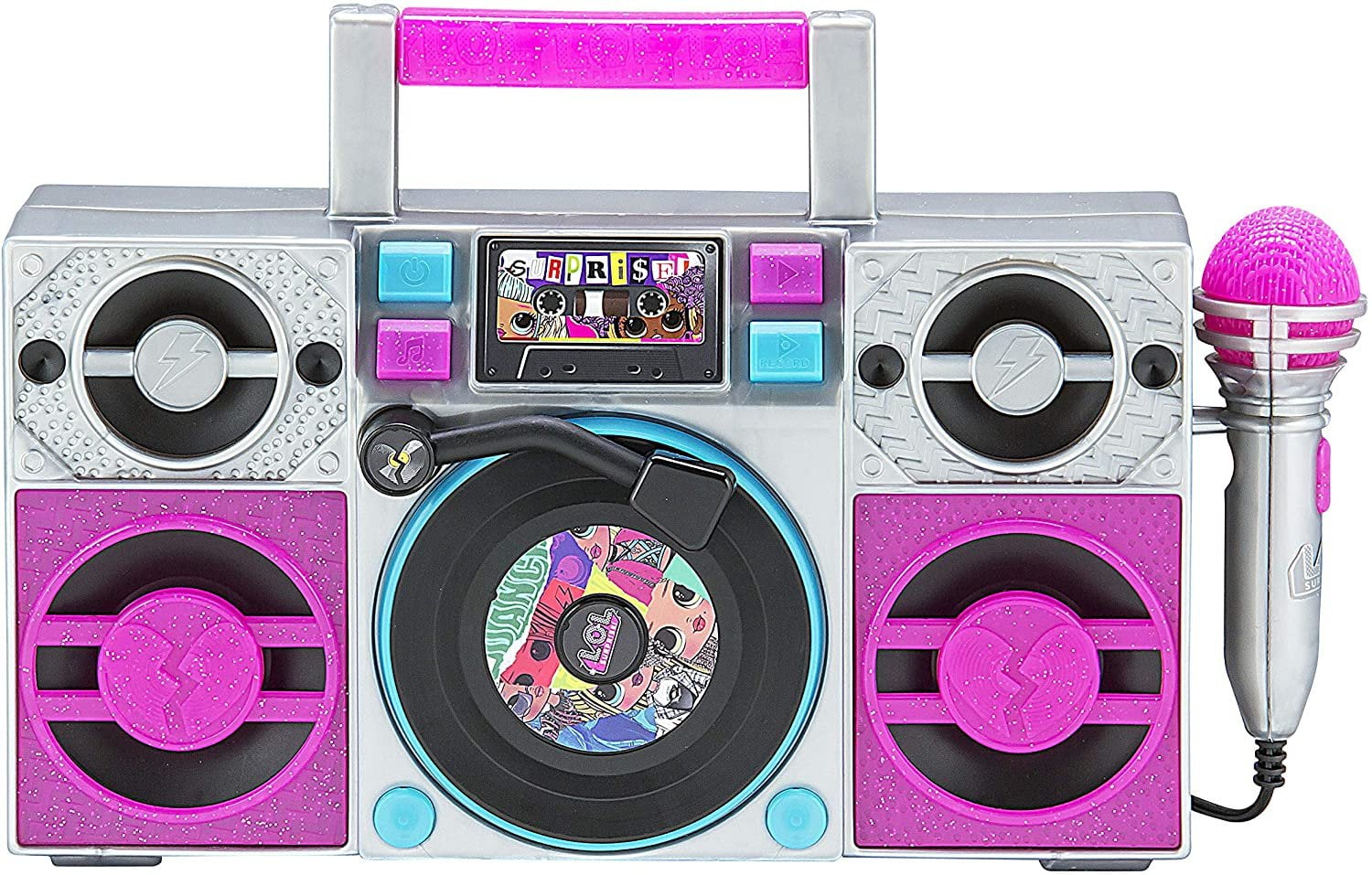 KIDdesigns LOL Surprise OMG Remix Karaoke Machine Sing Along Boombox