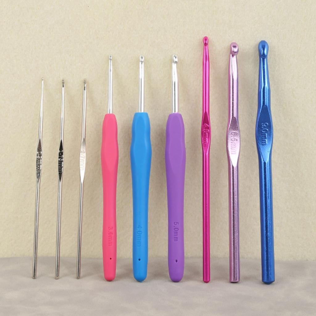 Crochet Hooks Set, Ergonomic Knitting Needle and Accessories Kits with Storage Case and Crochet Needle Accessories