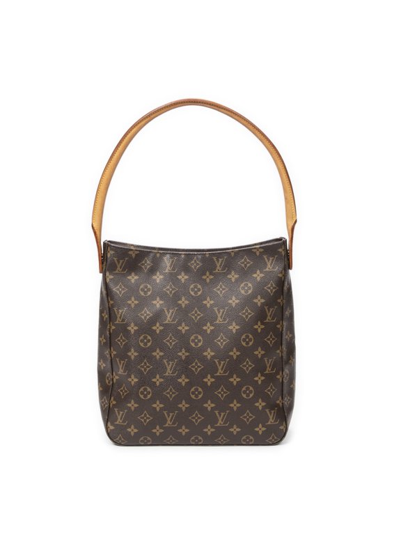 Pre-Owned Louis Vuitton Brown Looping GM Shoulder Bag Monogram Canvas