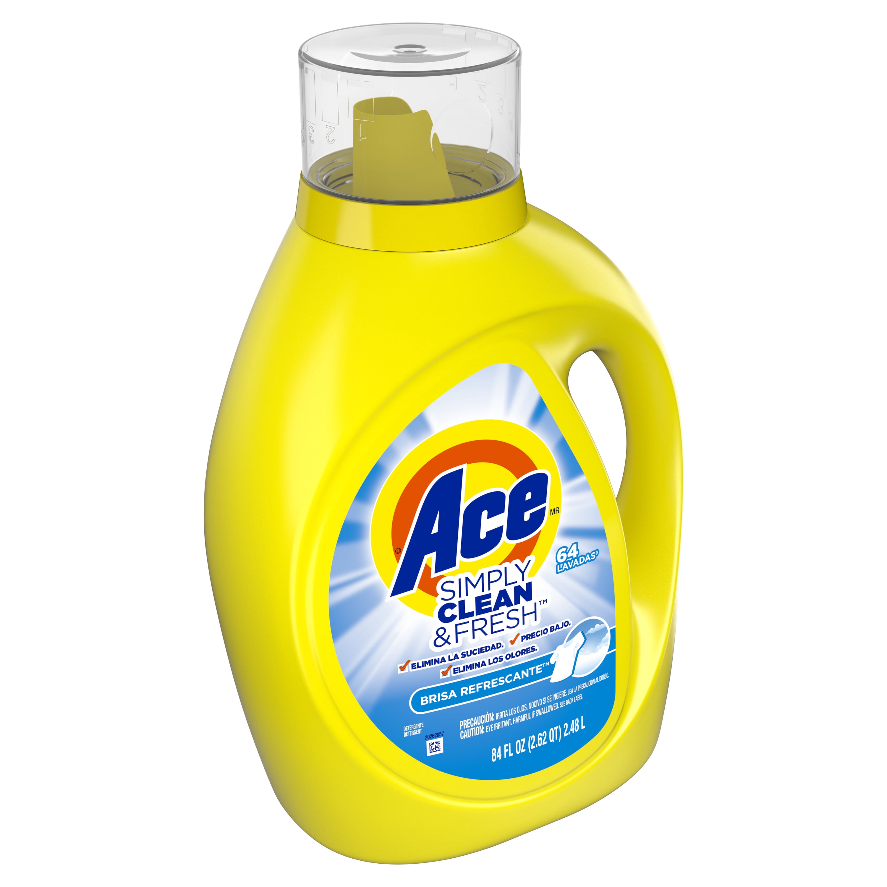 Ace Simply Refreshing Breeze Liquid Laundry Detergent , 64 Loads 84 fl oz