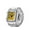 Square Yellow, variant on Peach Heart Retro Octagonal Ring Watch With Colorful Surfaces And Square Variants With White Yellow Red Purple