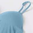 thumbnail image 6 of ZHOUCHANKIDS Shaping Lift Cami - Camisole with Built-in Shelf Bra, Tank Top for Women Blue L, 6 of 9