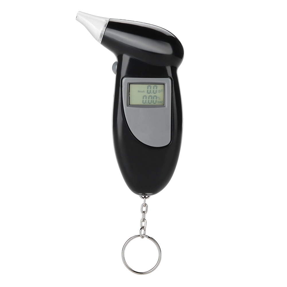 Tebru Professional LCD Breath Alcohol Tester Portable Digital