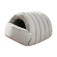 thumbnail image 3 of Cama cueva para gatos, nido para gatos lavable, grueso y suave para invierno, cama para mascotas para suministros para mascotas, S, 3 of 9