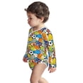thumbnail image 3 of Xecao Various Balls Print Baby unisex-baby Cotton Long-sleeve Bodysuits-12 Months, 3 of 6