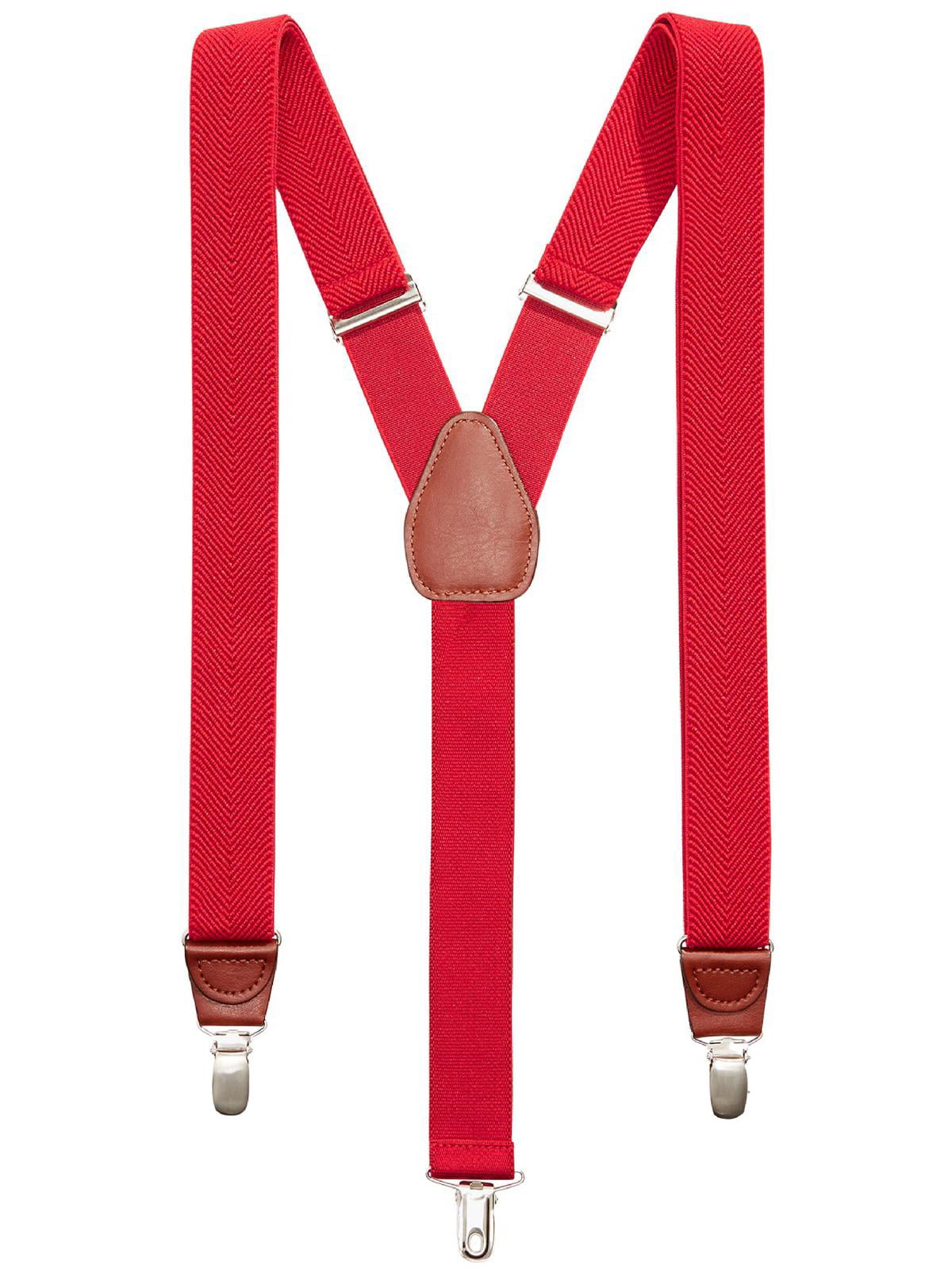 Suspenders 1 1/2"x48" FULLY Elastic Christmas Tree NEW Made in USA 