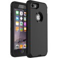 thumbnail image 1 of wonima11 Co-Goldguard Case for iPhone 7 for iPhone 8 with Screen Protector [Shockproof] [Dropproof] [Dust-Proof], 3 Layers Full Body Rugged Heavy Duty Case Durable Cover for iPhone 7/8 4.7,Black, 1 of 1