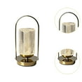 thumbnail image 6 of balikha Lantern Lamp ,Night Lamp ,Portable Metal Dimmable 3 Colors Bedside Lamp Touch Lamp for Restaurant Indoor Outdoor Bar Desk Cylindrical, 6 of 9