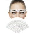 thumbnail image 3 of Eyebrow Stencil, 24 Eyebrow Shaper Kit, Reusable Eyebrow Template With Strap, 3 Minutes Makeup, Suitable For Beginner-Quantity:12 Pieces;, 3 of 6