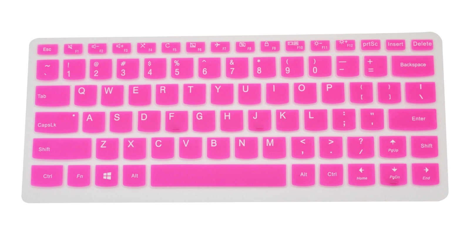 PcProfessional Hot Pink Ultra Thin Silicone Gel Keyboard Cover For pcprofessional-hot-pink-ultra-thin-silicone-gel-keyboard-cover-for