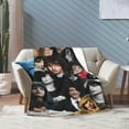 thumbnail image 5 of Blanket Finn Wolfhard Soft and Comfortable Wool Fleece Throw Blankets Gift for Home Decoration Sofa Office car Camping Yoga Travel Home Decoration Cozy Plush Beach, 5 of 6