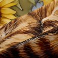 thumbnail image 5 of Manfei Countryside Sunflower Cat Blackout Curtains Set of 2 (38x54 Each), Rustic Life Living Room Curtains, Yellow, 5 of 6