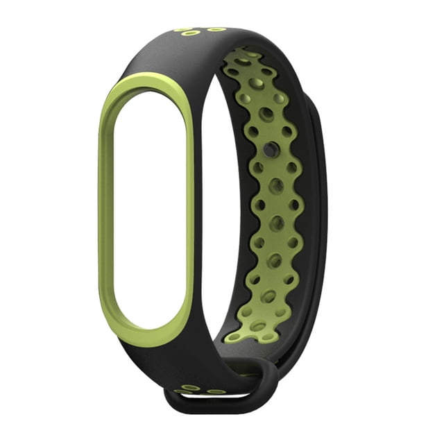 Reemplazo para Xiaomi Mi Band 3/4 Pulsera de silicona Colores dobles / Correa de muñeca de reloj deportivo sólido Advancent EL0222-02