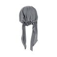 thumbnail image 5 of Women Muslim Headscarf Hat Pre Tied Hair Loss Turban Solid Color Chemo Baseball Cap Slouchy Bonnet Head Cover, 5 of 7