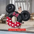 thumbnail image 4 of Disney Minnie Mouse Inflatable Swim Tube with Cup Holder & Storage Space, Extra Large 44’’ Dia.,  6’W X 56’’ H,  220lbs Weight Capacity, Age 12+, 4 of 10
