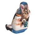 thumbnail image 4 of Lsque Playful Cat Pattern Car Seat Covers for Front Seats , Waterproof Seat Covers for Cars, Sporty Front Seat Covers,Car Seat Cover Protector Front Seats, 4 of 5