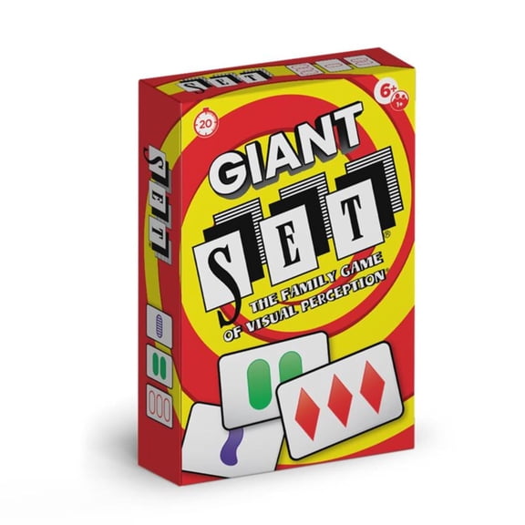 PlayMonster Set Giant Card Games for Kids - Jumbo Playing Cards, Matching Game, Learning Games, Fun Family Games, Game Night, Travel Games, Multi-Player Card Game of Visual Perception, Ages 6